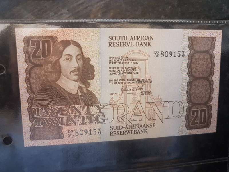 SOUTH AFRICAN R20 BANK NOTE Uncirculated [Gerhard de Kock]