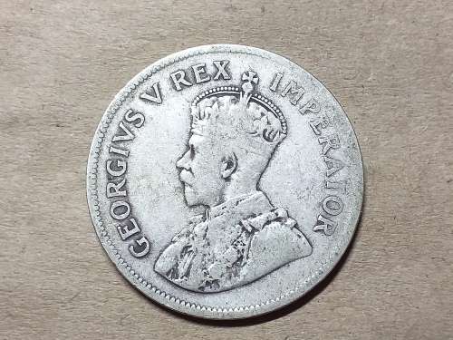 1929 SA UNION SILVER HALF CROWN