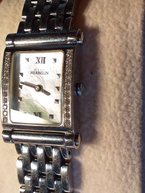 Vintage Limited Edition Michel Herbelin Diamond Antares Women`s Watch [22 Diamonds]