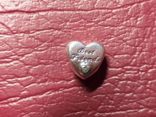 LOVELY GENUINE SOLID STERLING SILVER PANDORA CHARM [Best Friends]