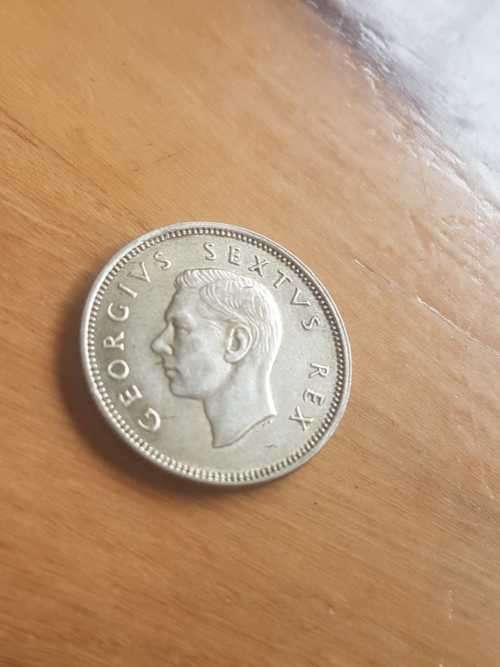 1951 SA UNION SILVER SHILLING