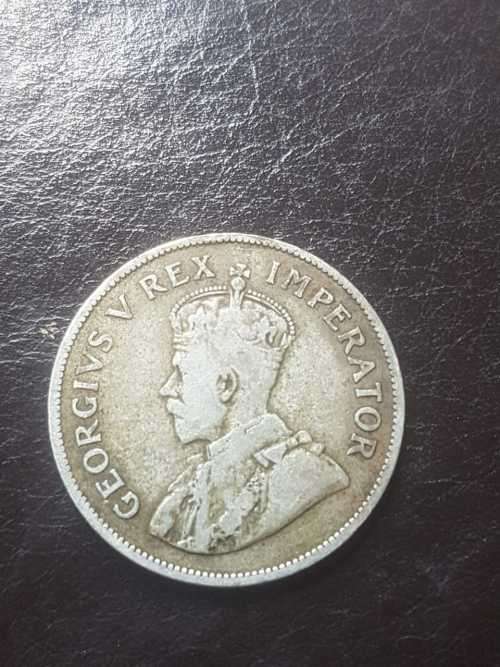 1925 SA UNION SILVER 2.5 SHILLINGS