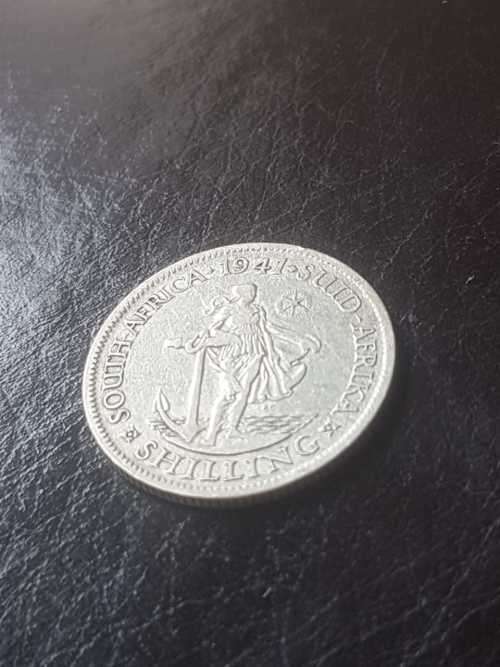 1941 SA UNION SILVER SHILLING