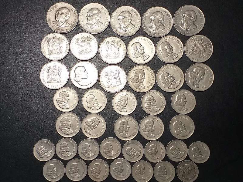 A LOT OF 42 RSA NICKEL COINS