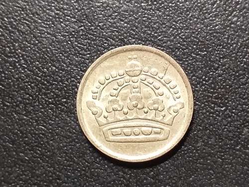 1953 SWEDEN SILVER 10 Öre - Gustaf VI Adolf