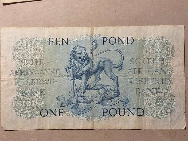18. 2. 54. RSA ONE POUND NOTE