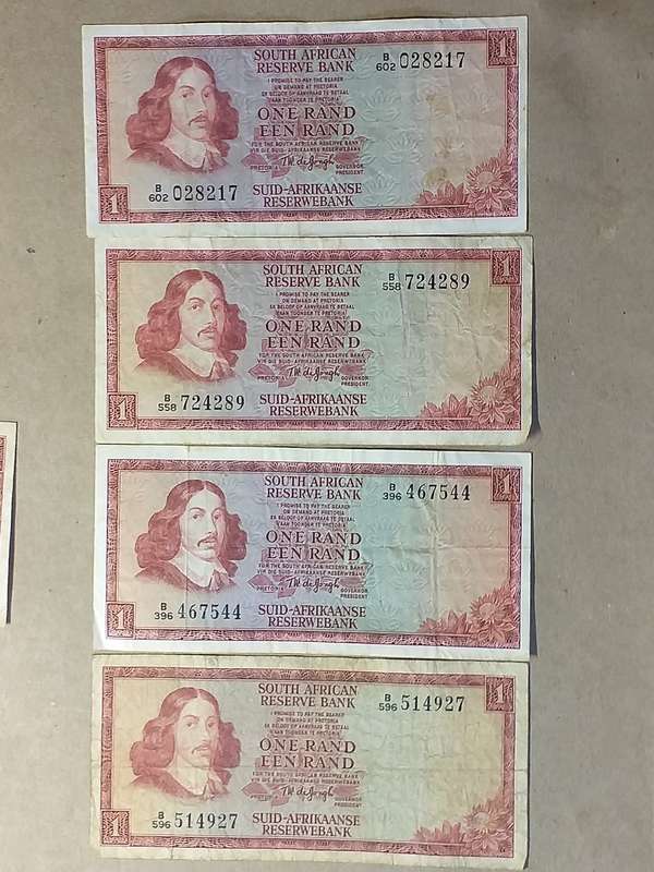 4 x RSA R1 NOTE [T.W. DE JONGH]