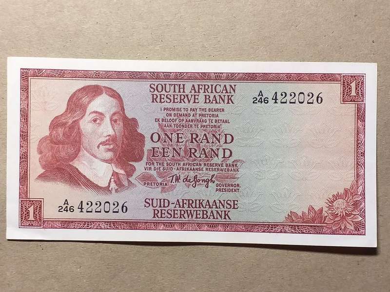 RSA R1 NOTE [T.W. DE JONGH]