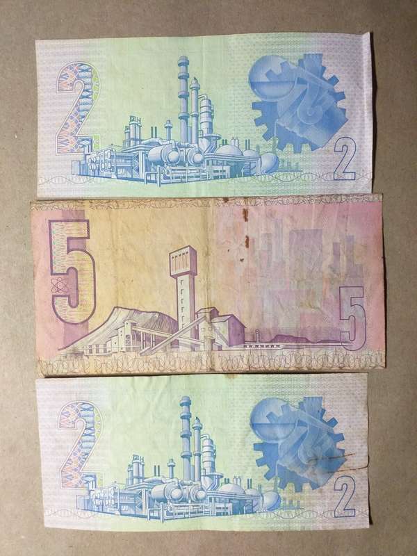 3 x RSA BANK NOTES