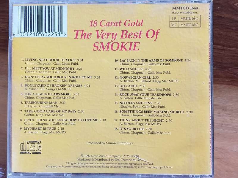 4 x CD's IN ORIGINAL CASES [One bid for all] See description.