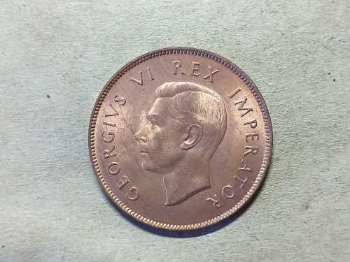 1944 SA UNION PENNY MINT STATE