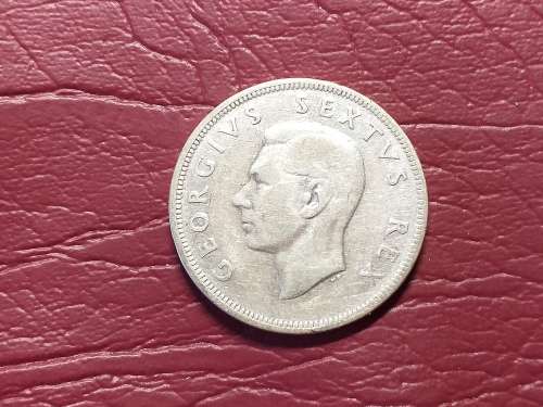 1952 SA UNION SILVER 2.5 SHILLINGS