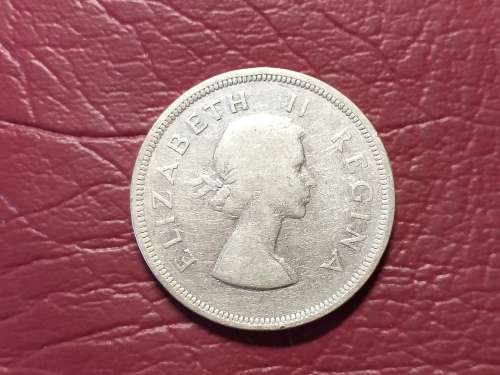 1954 SA UNION SILVER 2.5 SHILLINGS
