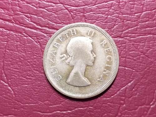 1953 SA UNION SILVER 2.5 SHILLINGS