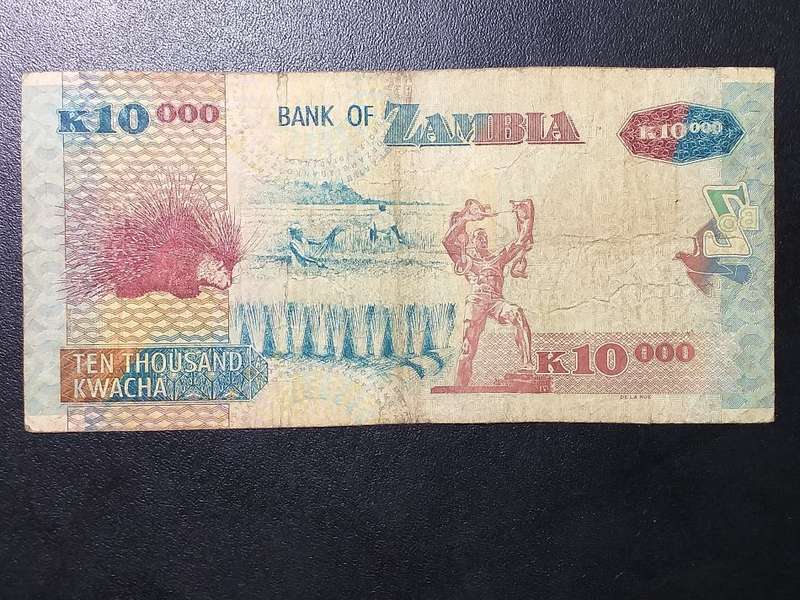 2006 ZAMBIA 10000 KWACHA NOTE