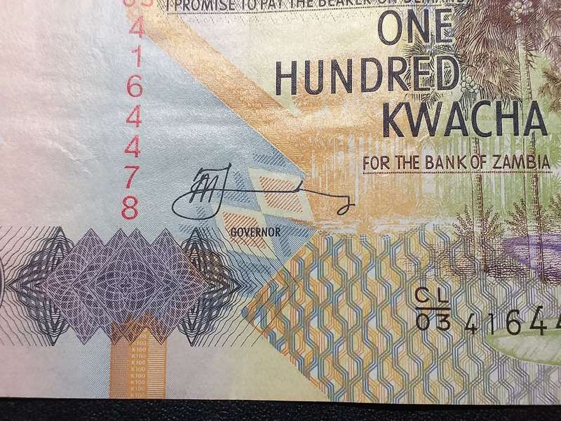 2006 ZAMBIA 100 KWACHA NOTE [To my opinion, uncirculated]