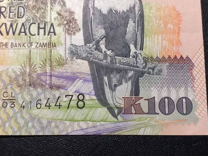 2006 ZAMBIA 100 KWACHA NOTE [To my opinion, uncirculated]