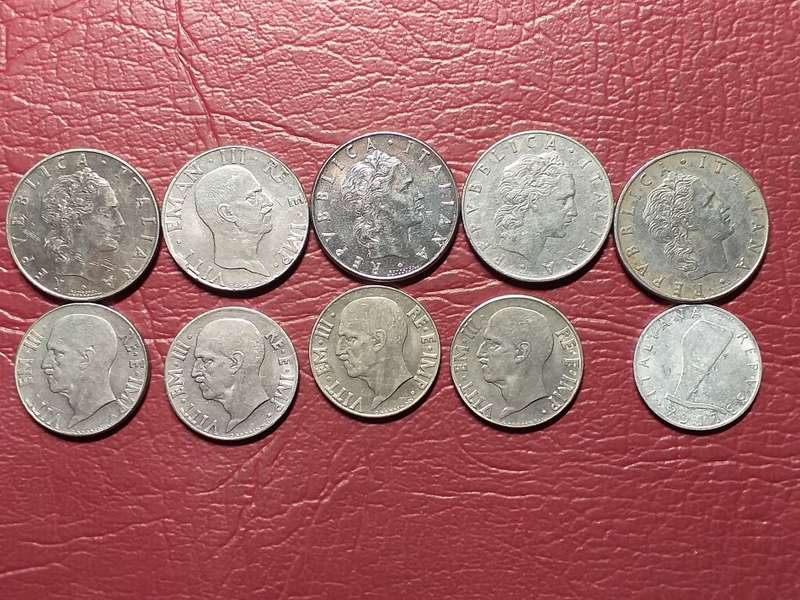10 COINS FROM ITALY [Bid per coin to take all]