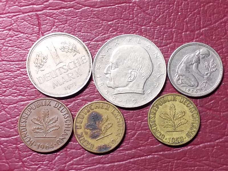 6 x COINS FROM GERMANY [Bid per coin to take all]
