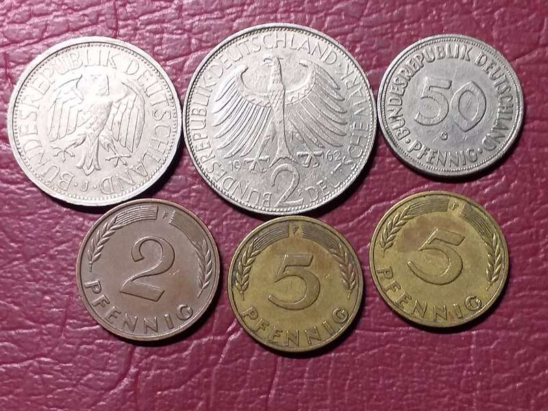 6 x COINS FROM GERMANY [Bid per coin to take all]