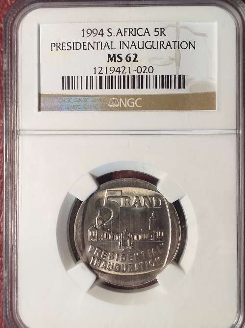 1994 RSA INAUGURATION R5 - NGC GRADED MS 62