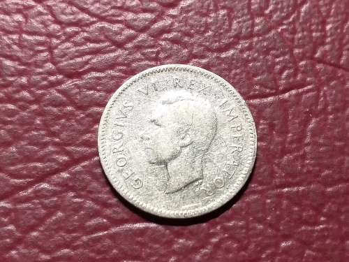 1944 SA UNION SILVER THREEPENCE