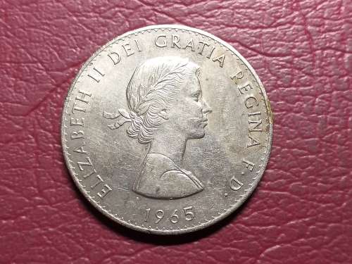 1965 BRITISH 1 Crown - Elizabeth II Churchill [MS]