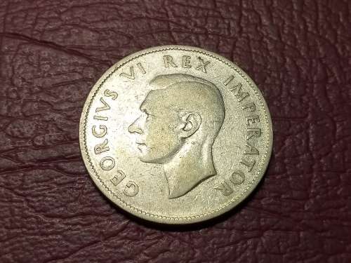 1942 SA UNION SILVER 2.5 SHILLINGS