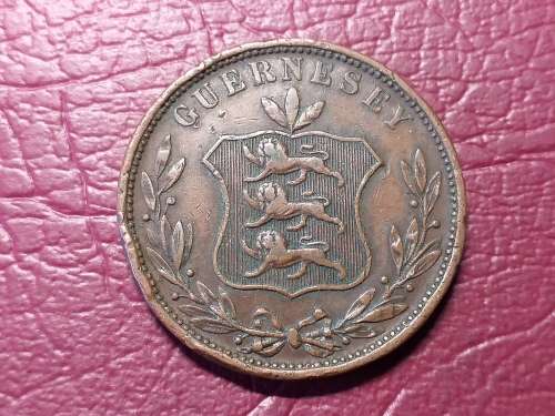 1858 GUERNESY 8 Doubles