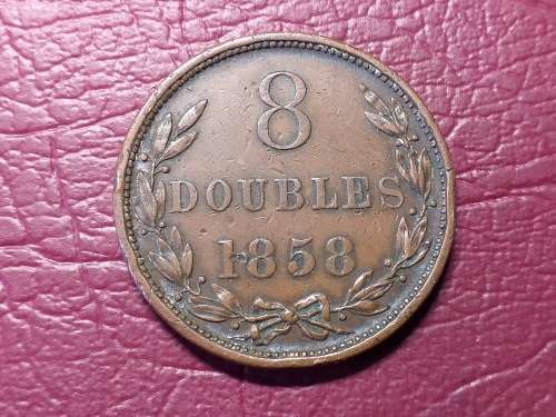 1858 GUERNESY 8 Doubles