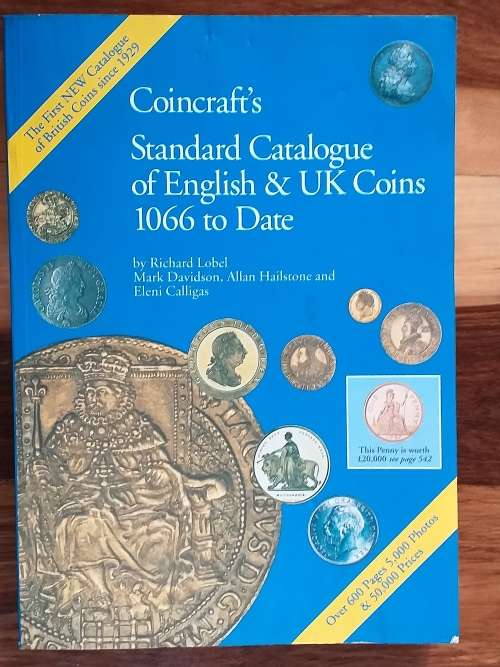 COINCRAFT STANDARD CATALOGUE OF ENGLISH & UK COINS 1066 TO DATE - 621 Pages - Relist of non Payment