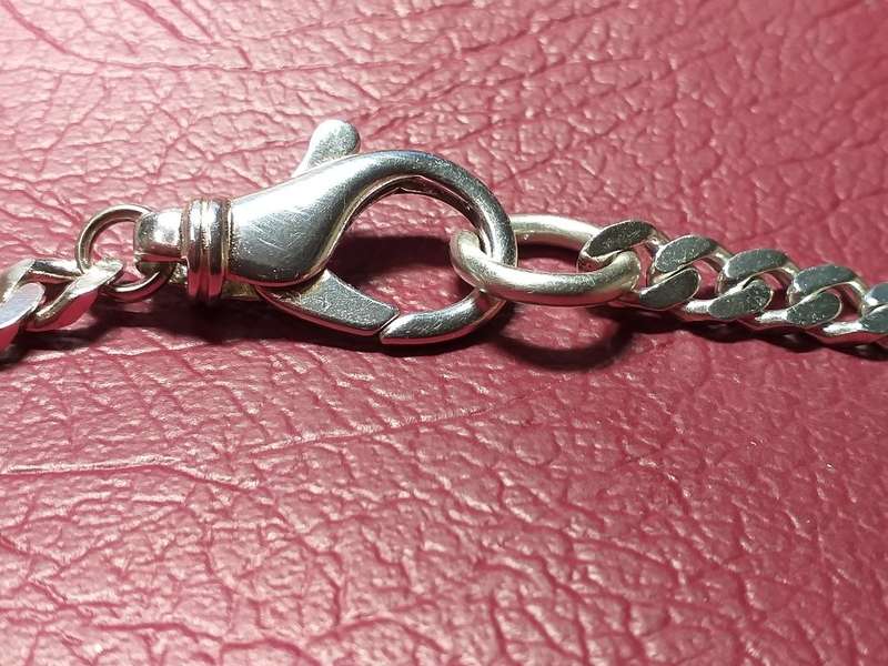 LOVELY GENUINE SOLID STERLING SILVER NECKLACE. EXCELLENT CONDITION [47 g] - A RELIST OF NON PAYMENT