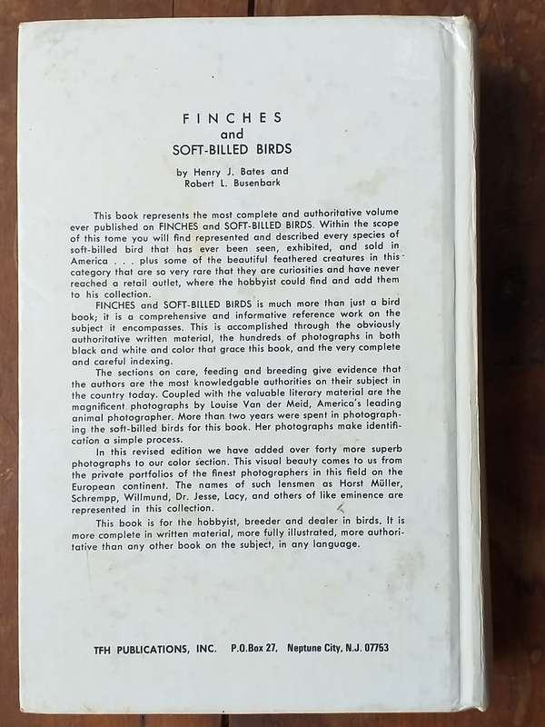 FINCHES AND SOFT-BILLED BIRDS - 735 PAGES