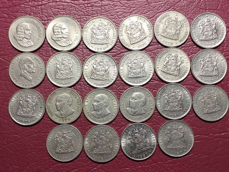 A LOT OF 22 RSA NICKEL 10 CENTS - [Bid per coin to take all]