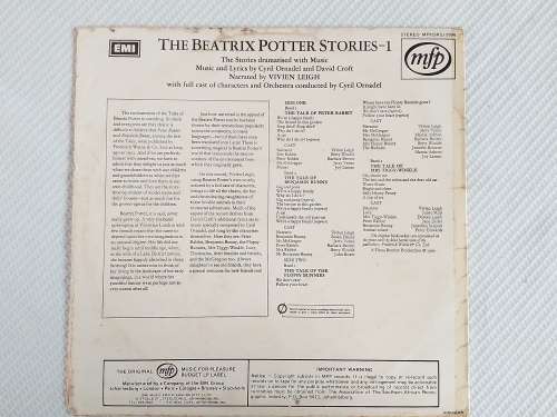 THE BEATRIX POTTER STORIES 1 - Used vinyl record. - [A Relist of Non Payment]