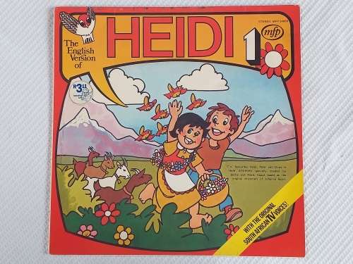 THE ENGLISH VERSION OF HEIDI 1 - Used Vinyl Record. [A Relist of Non Payment]