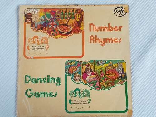 NUMBER RHYMES AND DANCING GAMES - Used Vinyl Record. [A Relist of Non Payment]