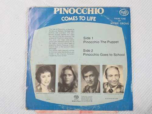 PINOCCHIO COMES TO LIFE - Used Vinyl Record. [A Relist of Non Payment]