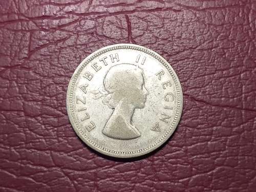 1954 SA UNION SILVER 2.5 SHILLINGS [HALF CROWN]
