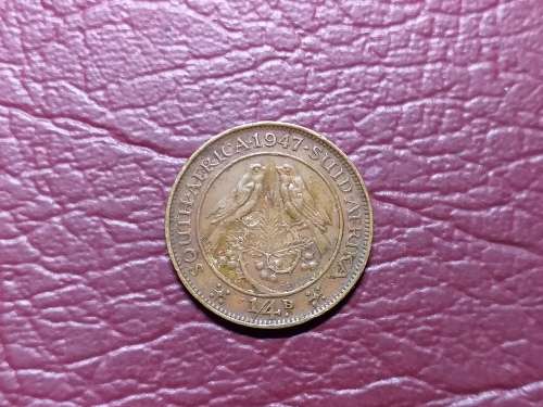 1947 SA UNION QUARTER PENNY