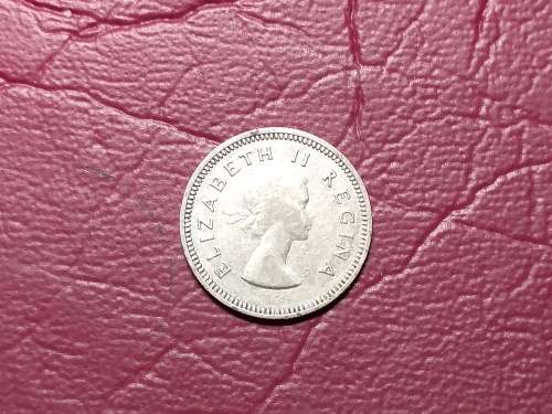 1953 SA UNION SILVER THREEPENCE