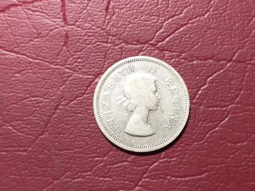 1955 SA UNION SILVER SHILLING