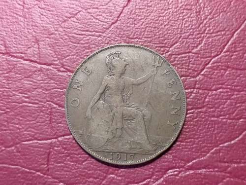 1917 BRITISH PENNY