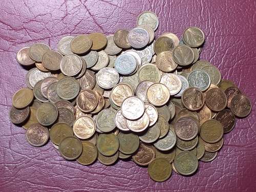A LOT OF 200 RSA 1 CENTS - [Bid per coin to take all.]