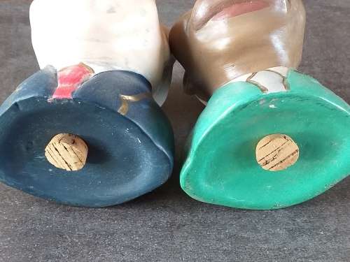 FW AND MANDELA SALT AND PEPPER POT SET IN VERY GOOD CONDITION -  [H,  11 cm]