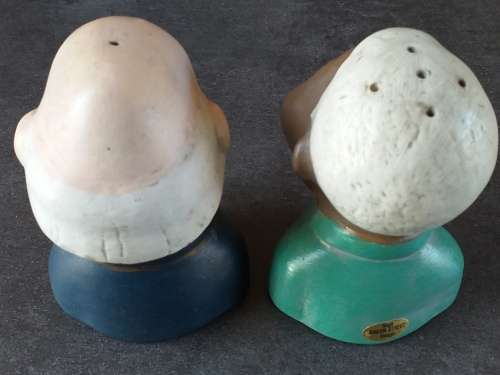 FW AND MANDELA SALT AND PEPPER POT SET IN VERY GOOD CONDITION -  [H,  11 cm]