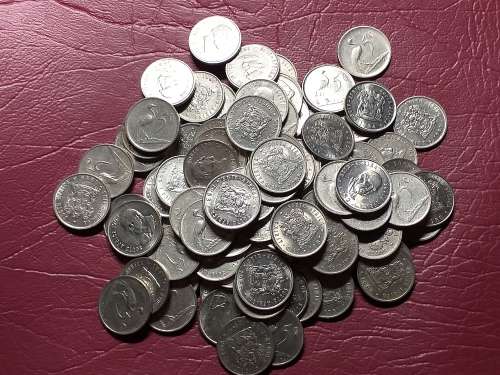 A LOT OF 100 RSA NICKEL 5 CENTS - [Bid per coin to take all.]