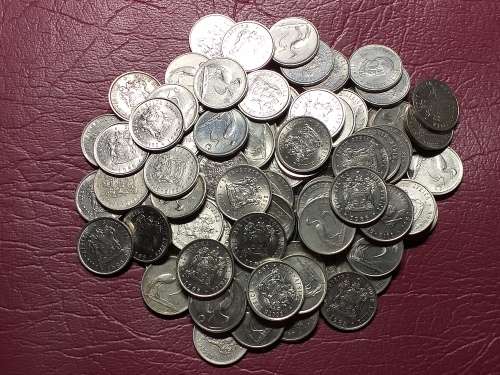 A LOT OF 100 RSA NICKEL 5 CENTS - [Bid per coin to take all.]