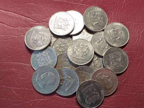 A LOT OF 20 RSA NICKEL R1 COINS - [Bid per coin to take all.]