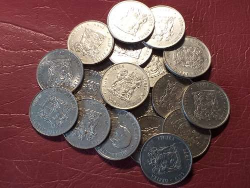 A LOT OF 20 RSA NICKEL R1 COINS - [Bid per coin to take all.]